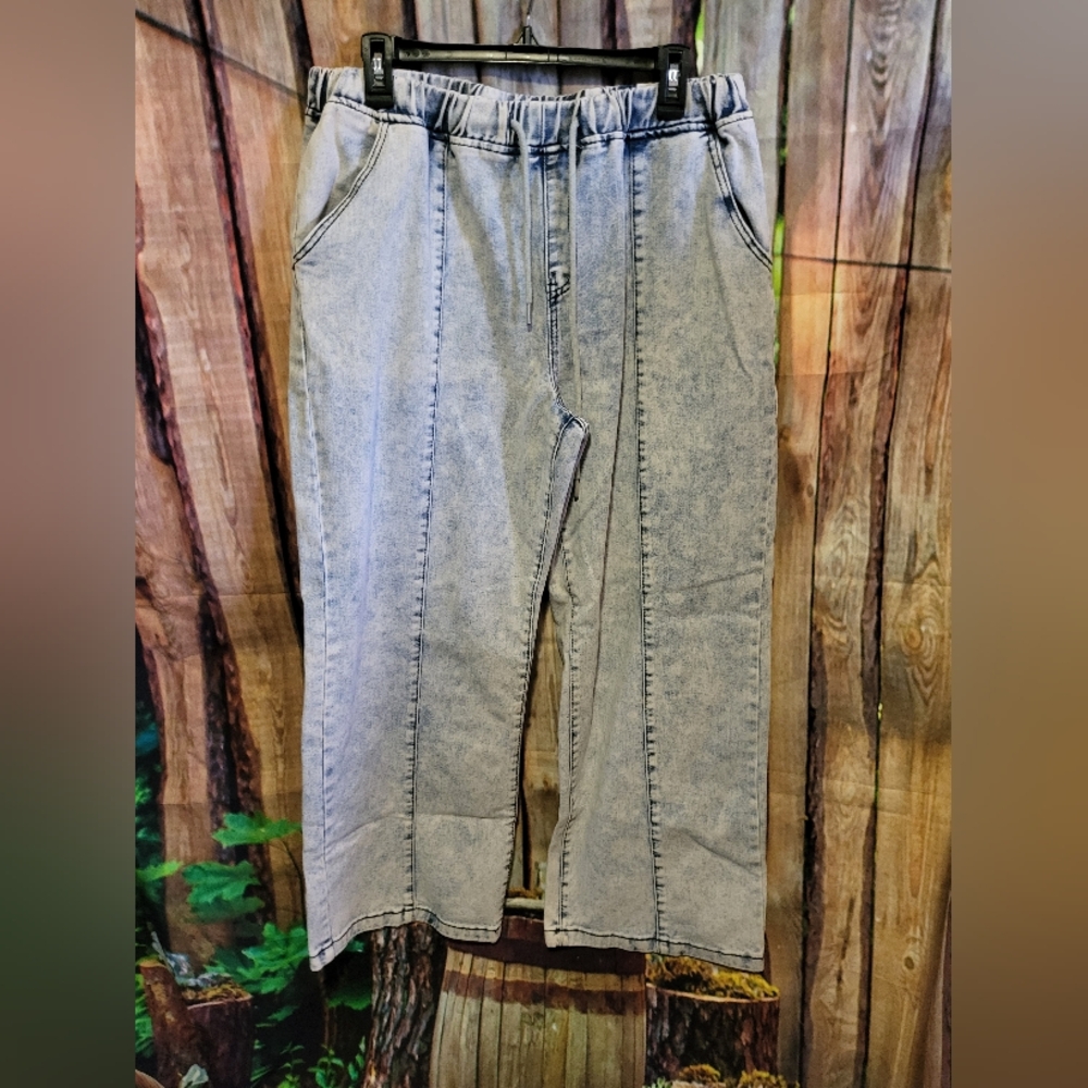 Wide Leg Womens Light Blue Jeans
